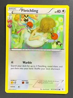 Fletchling RC25/RC32 Pokemon XY Generations TCG 2016 Non holo - Image 1