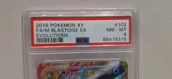Pokemon - Mega/M Blastoise EX - Full Art Holo #102 - XY Evolutions 2016- PSA 8 - Image 3