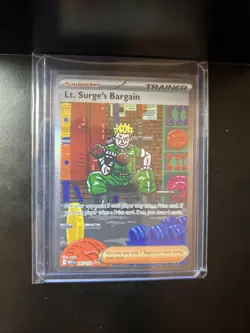 Pokemon Lt. Surge's Bargain Holo Sir 185/132 Me01: Mega Evolution - Image 1