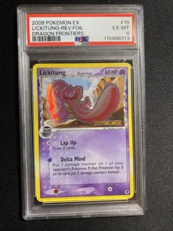 2006 Pokemon Ex Lickitung-Rev Foil Dragon Frontiers - Image 1