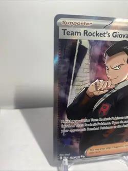 Pokemon TCG Team Rockets Giovanni 225/182 Full Art Trainer Destined Rivals - Image 2