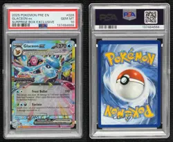 Glaceon (Surprise Box Promo) Pokemon Prismatic Evolutions PRE PSA 10 GEM MT - Image 3
