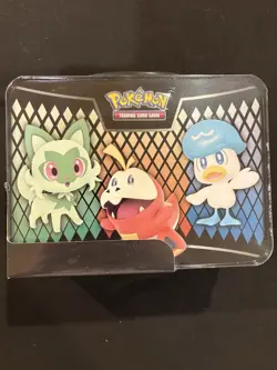 Pokemon 2023 Summer Fall Collector's Chest Tin Scarlet & Violet NEW SEALED X1 - Image 2