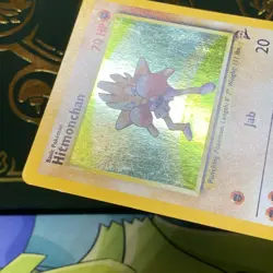 Pokemon 2000 Hitmonchan 8/130 Base Set 2 Holo LP - Image 5