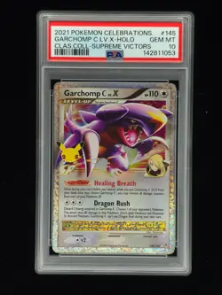 Garchomp C Lv X 145 Pokemon Celebrations PSA 10 🔥🔥🔥 - Image 1