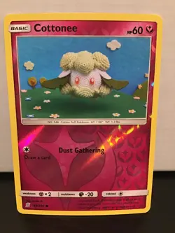 Cottonee Reverse Holo Pokemon Unified Minds 143/236 Common - Image 1