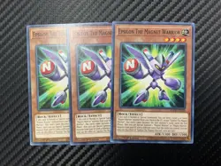 Yugioh x3 Epsilon The Magnet Warrior BACH-EN020 Common 1st Edition - Image 2