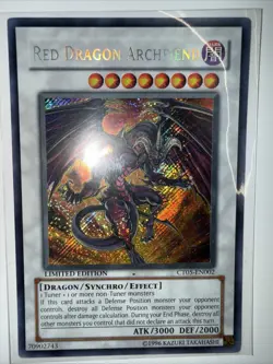 Red Dragon Archfiend Limited Edition Secret Rare CT05-EN002 Yu-Gi-Oh - Image 1