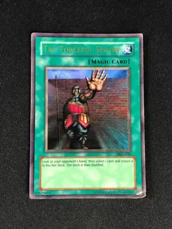 YUGIOH THE FORCEFUL SENTRY MRL-045 ULTRA HP/CREASES - Image 1