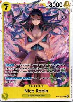 Nico Robin (055) SR Extra Booster: One Piece Heroines Edition EB03-055 NM - Image 1