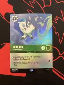 Pegasus Gift for Hercules 212/204 Epic Foil Fabled Lorcana Disney English NM - Image 1