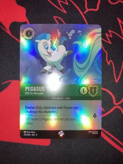 Pegasus Gift for Hercules 212/204 Epic Foil Fabled Lorcana Disney English NM - Image 2