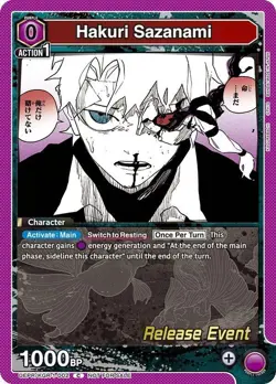Hakuri Sazanami Release - UEPR /KGR-1-002 NM - Union Arena - Image 1
