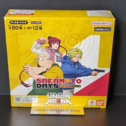 BANDAI Union Arena Sakamoto Days UA43BT Booster Pack Box TCG Japan - Image 1