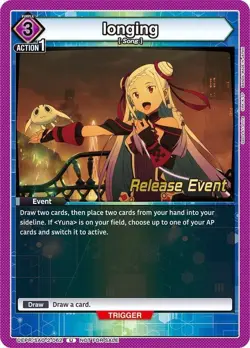 longing Release - UEPR/SAO-2-062 NM - Union Arena - Image 1