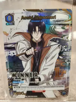 Union Arena Aoshi Shinomori Winner UEPR/RNK-1-014 Rurouni Kenshin Eng Near Mint - Image 1