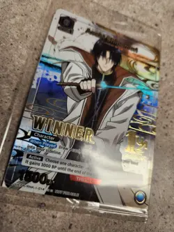 Union Arena Aoshi Shinomori Winner UEPR/RNK-1-014 Rurouni Kenshin Eng Near Mint - Image 3