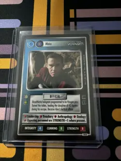 2001 Star Trek CCG 1E Holodeck Adventures 104R - Federation Weiss DA - Image 1