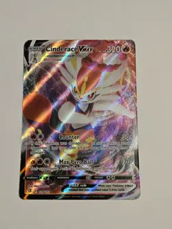 Cinderace VMAX Rebel Clash Pokemon Card 036/192 NM - Image 1