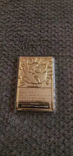 1999 Burger King #39 Jigglypuff 23K Gold Plated Pokemon Card - Image 2