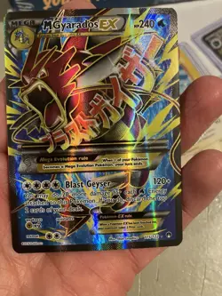 Pokemon M Gyarados EX Full Art Ultra Rare Holo Breakpoint 115/122 Card - - Image 1