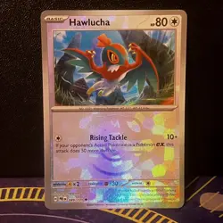 Hawlucha (Master Ball Pattern) 089/131 Prismatic Evolutions Reverse Pokemon Card - Image 1