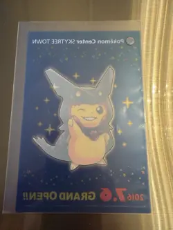 Rayquaza Poncho Pikachu - Pokemon Center Skytree Town Clear Card From Japan - Image 2