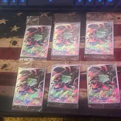 Pokemon Bulbasaur Mega Evolution Foil TCG Cards Lot of 6 English STAMPED - Image 1