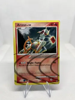 Pokemon TCG Cards Arceus AR3 Platinum Arceus Secret Rare Holo LP - Image 1