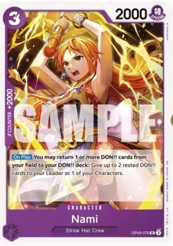 4x Nami OP09-070 UC | One Piece Card Game - Image 1