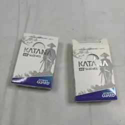 60 ULTIMATE GUARD KATANA WHITE JAPANESE Card SLEEVES Deck Protector Small japan - Image 1