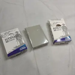 60 ULTIMATE GUARD KATANA WHITE JAPANESE Card SLEEVES Deck Protector Small japan - Image 2