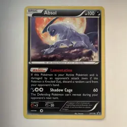 Absol Cosmos Holo XY178 2016 Black Star Promo LP Pokemon Card - Image 1