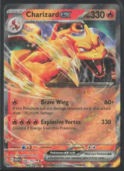 Charizard ex - Double Rare SV: Scarlet & Violet 151 006/165 NM Pokemon Card - Image 1