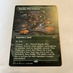 MTG English Boseiju, Who Endures (Borderless) NM Normal Kamigawa: Neon Dynasty - Image 2