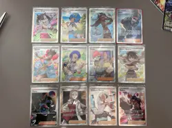 Pokemon Full Art Collection Lot Of 12 Cards Marnie, Phoebe, Penny, More! - Image 1