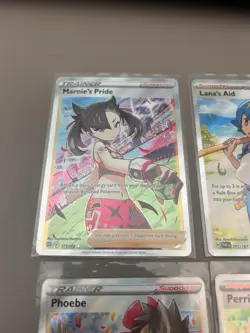 Pokemon Full Art Collection Lot Of 12 Cards Marnie, Phoebe, Penny, More! - Image 2