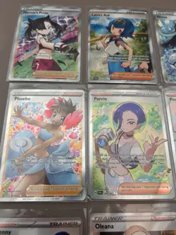 Pokemon Full Art Collection Lot Of 12 Cards Marnie, Phoebe, Penny, More! - Image 5