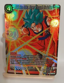 BT28-112 SR SSB Son Goku, Power Through Evolution Dragon Ball Z Super Card Game - Image 1