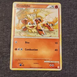 Pokemon TCG Growlithe Card Lot - 65/123, 42/130, 4/12, 55/92, 108/147, 5 Cards - Image 2