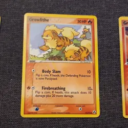 Pokemon TCG Growlithe Card Lot - 65/123, 42/130, 4/12, 55/92, 108/147, 5 Cards - Image 5