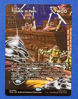 Trouble in Pairs (Borderless) TMNT Source Material Regular NM M 0003 - Image 1