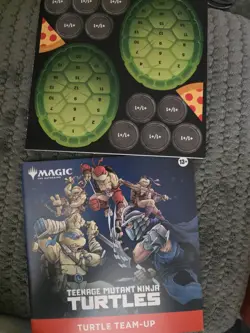MTG TMNT Turtle Team-Up Box And Accessories (NO PACKS) - Image 4