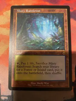 MTG Modern Horizons 2 Misty Rainforest Retro Frame - Image 1