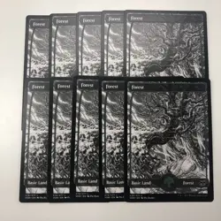 MTG: Full Art Forest (10) - Innistrad: Crimson Vow 276/277 - Image 1