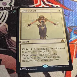 Magic: The Gathering Orim's Chant Instant Rare Modern Horizons 3 EN 2024 265 - Image 1