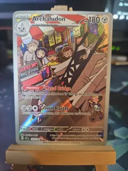 Pokemon TCG Archaludon Card 155/142 Scarlet & Violet Stellar Crown NM - Image 1