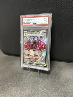 2024 Pokemon Charizard Ex PSA Mint 9 Paldean Fates Tin Promo #074 - Image 2
