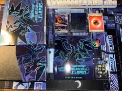 Pokemon Phantasmal Flames ETB Bulk w/ promo: Holos, Rares, Dice, Coin - Image 1