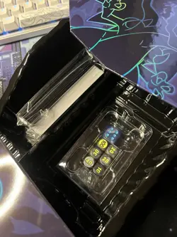 Pokemon Phantasmal Flames ETB Bulk w/ promo: Holos, Rares, Dice, Coin - Image 4